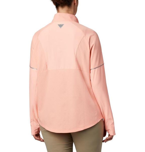 Columbia PFG Ultimate Shirts Pink For Women's NZ51693 New Zealand